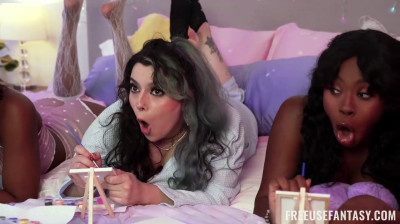 Her little brother fucks her friends