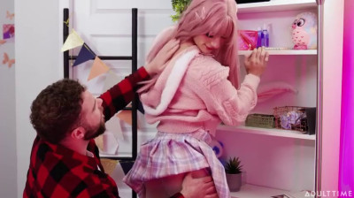 AT - TS - Femboy Cutie Looks Even Cuter Riding Cock