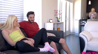 Family Creampie featuring Chloe Couture & Lily Rader