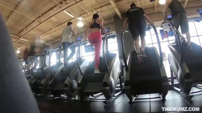 vom Gym To Fuck IN Lila Leggings