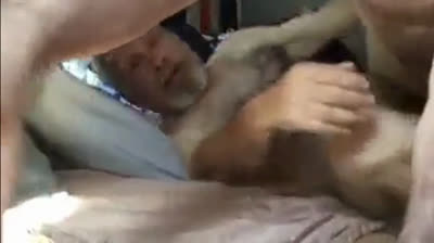 Bareback Daddy Gets Fucked Hard