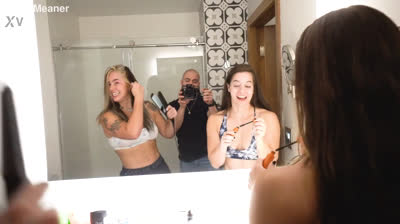 Misty Meaner and Abbie Maley get ready to fuck Jason Moody