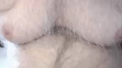 Daddy shows his big uncut cock on webcam for the first time