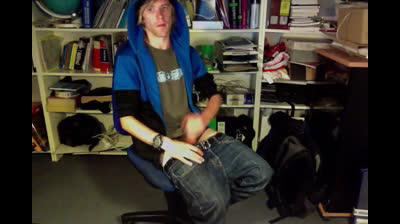 Amateur Twink's Huge Load on Webcam