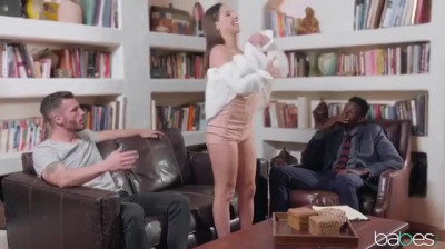 Abella is in the mood for a black cock