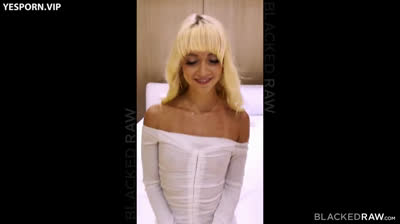 Petite Blonde Gets Double BBC Surprise