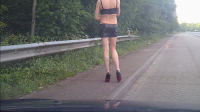 Outdoor Crossdresser Fun