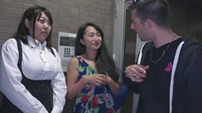 Akihiko and Mikiko pick up a tourist for a wild threesome