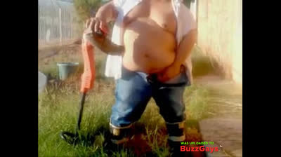 Chubby Gay Man Masturbates and Makes a Delicious Mess