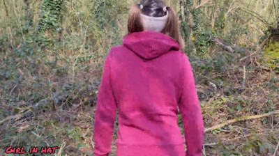 Belgian couple fucking in the middle of nature