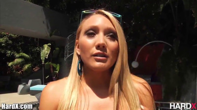 Abundant cum bath for Aj Applegate