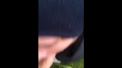 Big-Cock Twink Sucks Outdoors