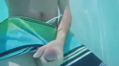 Public Pool Masturbation Caught on Tape