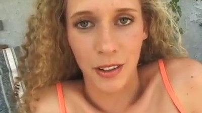 Skinny blonde takes monster bbc up her ass