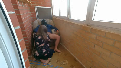 Sex on the Balcony with a Smoking-Hot MILF