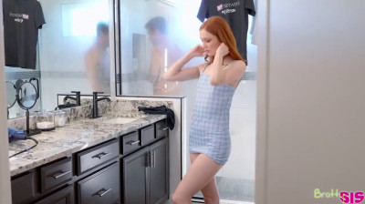 Redhead step sister wants to play with cocks