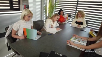 LS - Virgin Sacrifice In Office Orgy