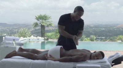 Liam massages DeAngelo
