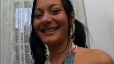 Gorgeous euro brunette get bbc dp