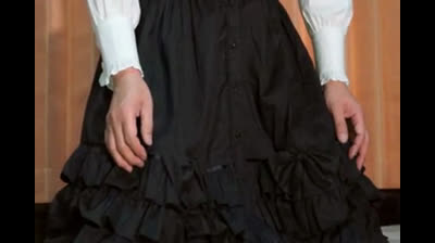 Crossdresser Rides His Fucking Machine