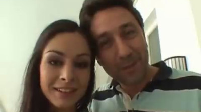 Sexy euro teen gets gangbang dp