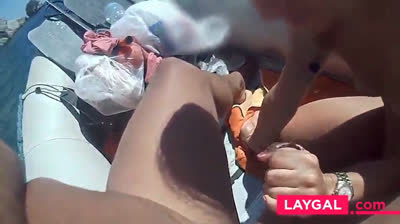 Outdoor Boat Sex with Amateur Couple