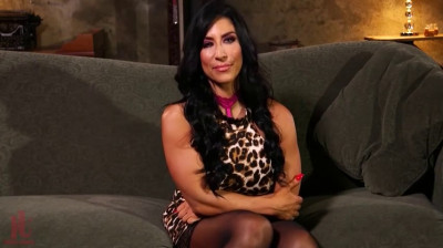 Latina MILF gets a rough gangbang dp