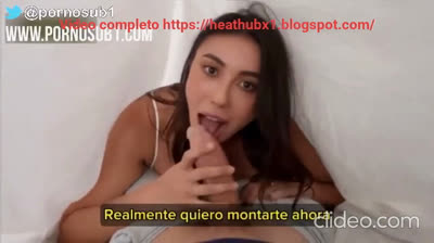 Curando al hijastro enfermo con una mamada y dejándolo follarme (Sub español) video completo enlace parte superior