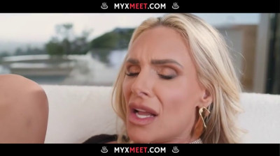 Sexy blonde housewife gets ass fucked by bbc