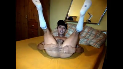 Twink Plays with Vibrator and Jerks Off