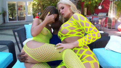 Jada Stevens and Phoenix get ass fucked by bbc