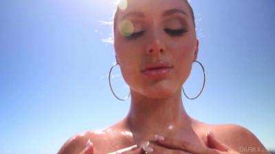 Enjoying a good black cock