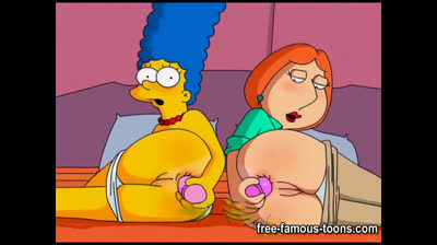 Famous hentai girls with strapons and dildos