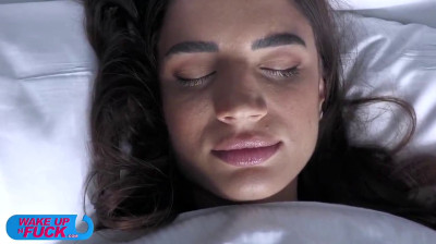 Sweet French girl's sweet dream turns into double penetration
