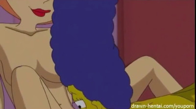 Marge e Lois fazendo sexo lésbico
