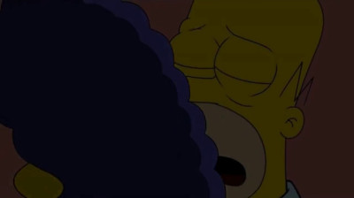 Homer gozando na cara da Marge 