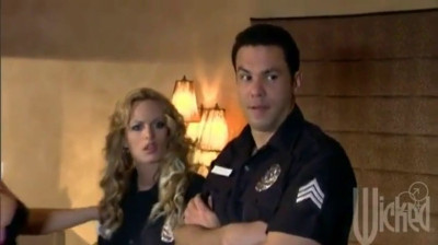 A neighborhood orgy with two cops