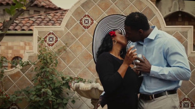 La complicité d'un couple noir