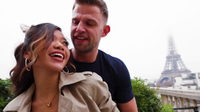 Asian babe fucked by a Frenchman