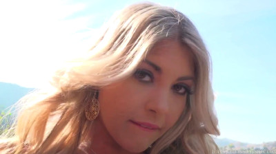 Busty blonde gets a good load of jizz