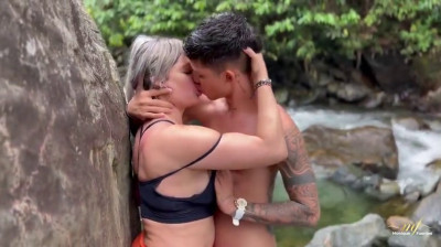 Mother Son Creampie fuck in jungle