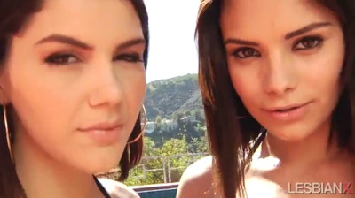 Fantastic lesbian sex with Violet and Valentina