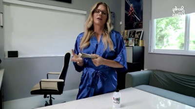 Sexy step mom with glasses gets stuck and ass fucked