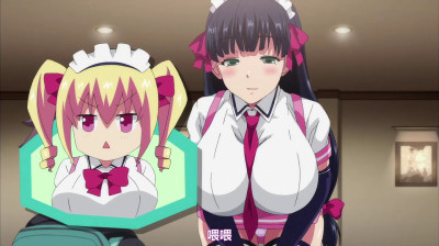 Uncensored Hentai with two busty schoolgirls