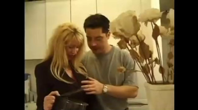 The temptation of a blonde grandmother