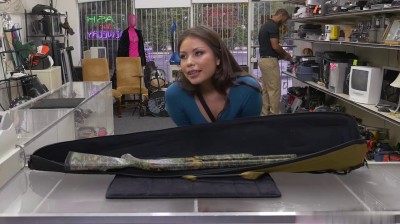 Native american selling her ex-boyfriend's gun