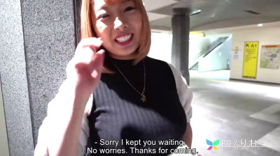 Amateur Japanese with huge tits spreads her legs for you