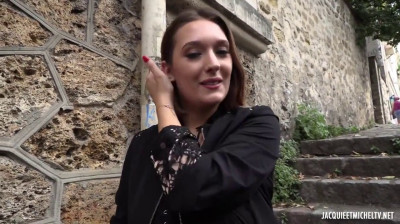 Threesome with a beautiful French chubby girl