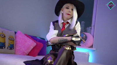 Ashe Cosplay Überwachen Anal