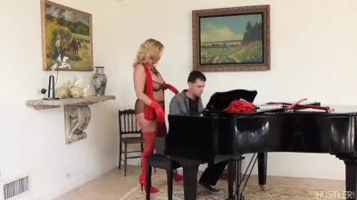 Karen Summer comforts the young man